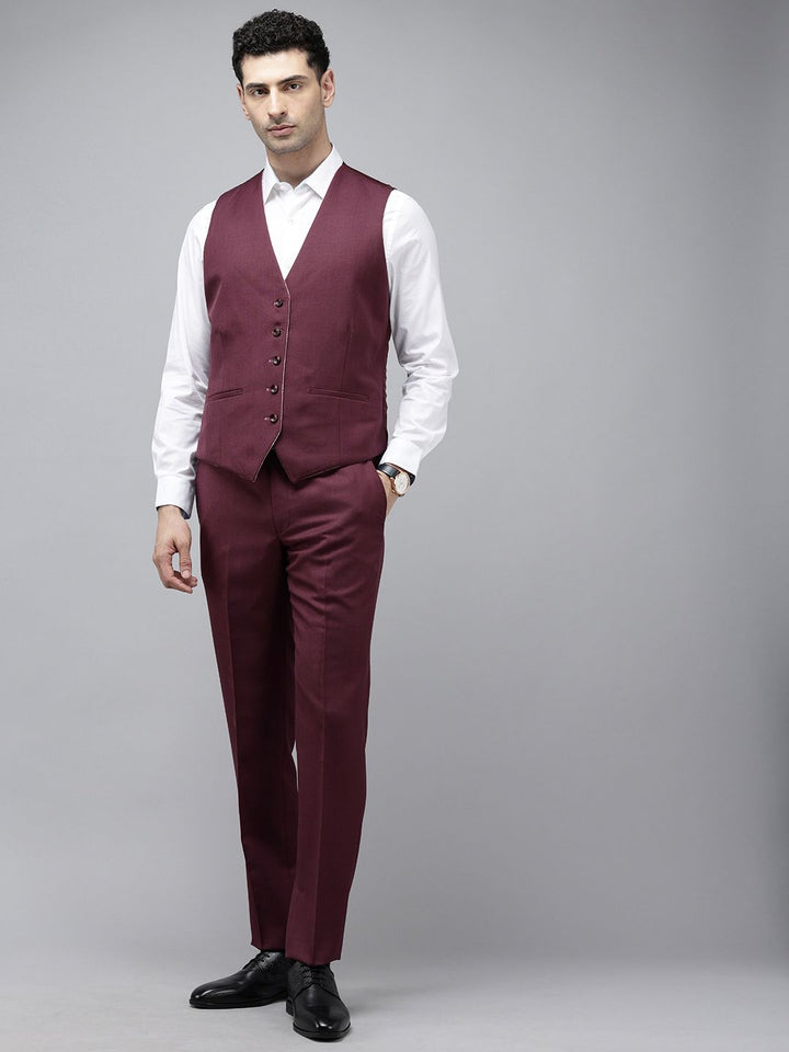Park Avenue Super Slim Fit Notched Lapel Collar 3 Piece Party Suit