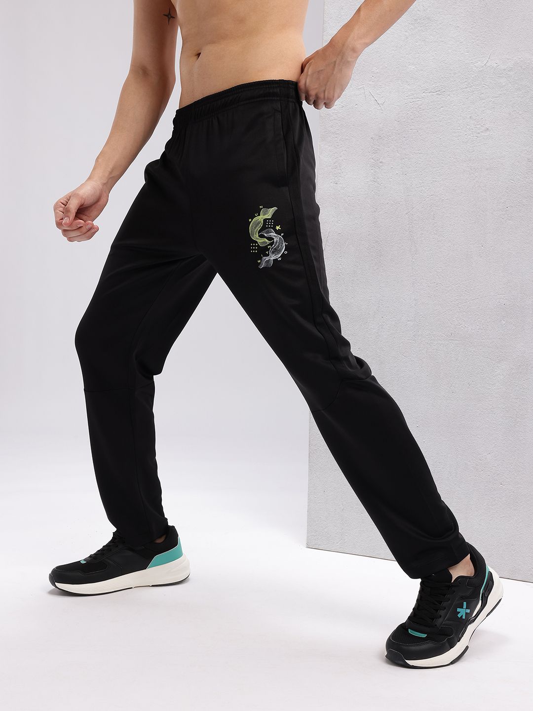 HRX by Hrithik Roshan Men Printed Running Track pants