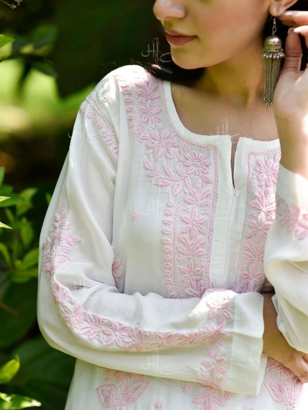 House of Chikankari Women Ethnic Motifs Embroidered Chikankari Kurta