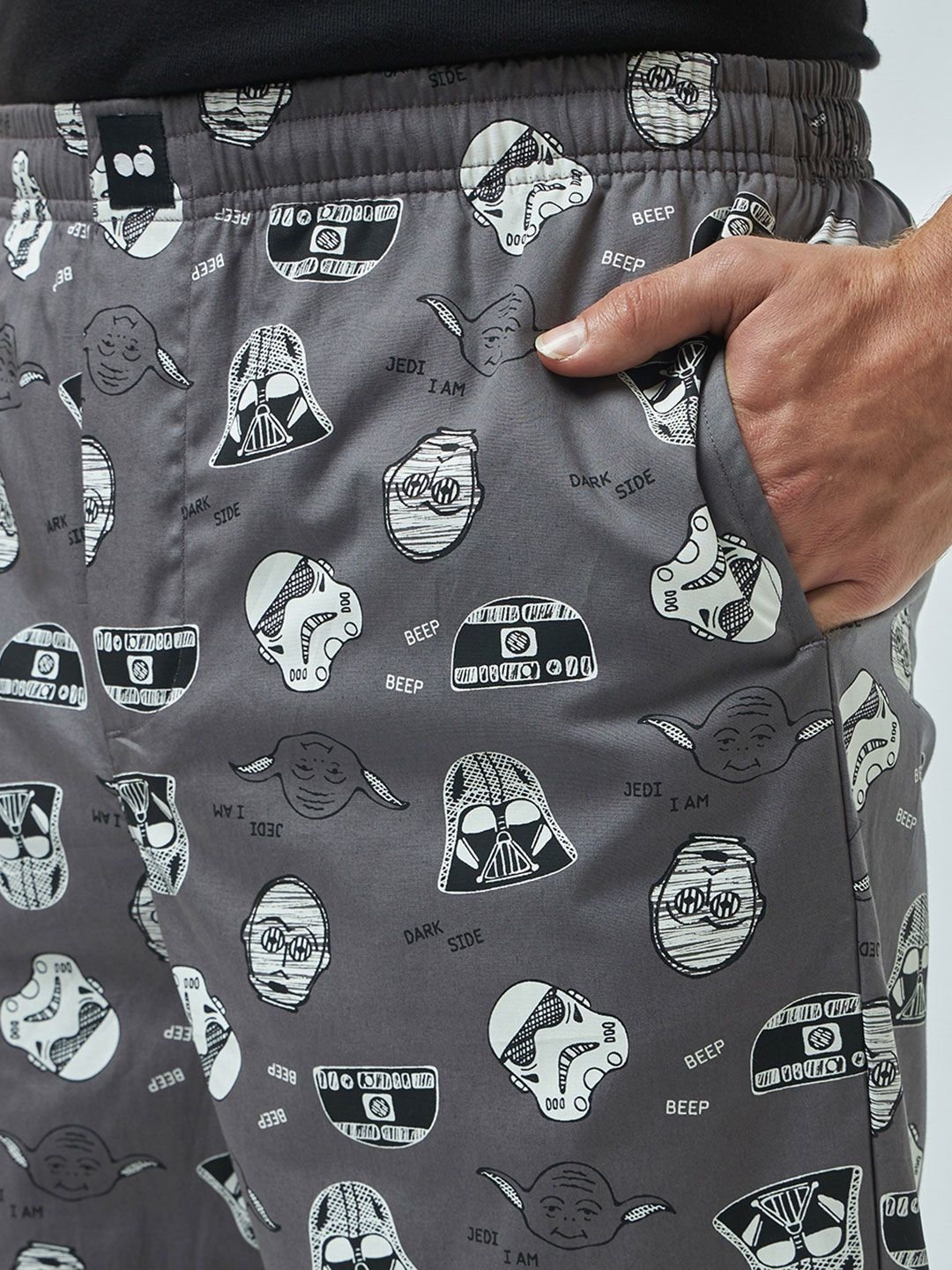Bewakoof Pure Cotton Printed Joggers
