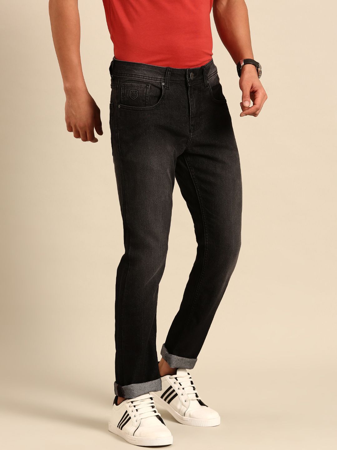 Being Human Men Light Fade Stretchable Slim Fit Jeans