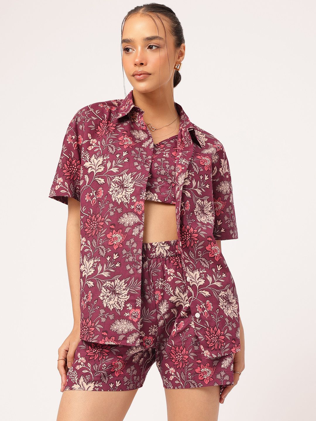 DressBerry Ethnic Florals Co-Ord Set