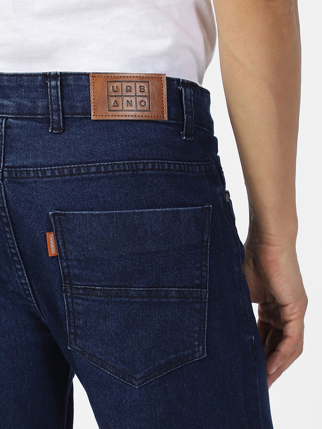 Urbano Fashion Men Mid-Rsie Stretchable Jeans