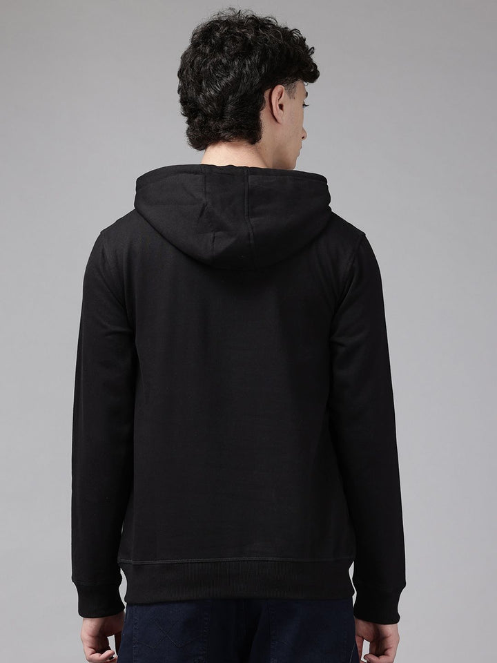 Park Avenue Striped Hooded Slim Fit Sweatshirt