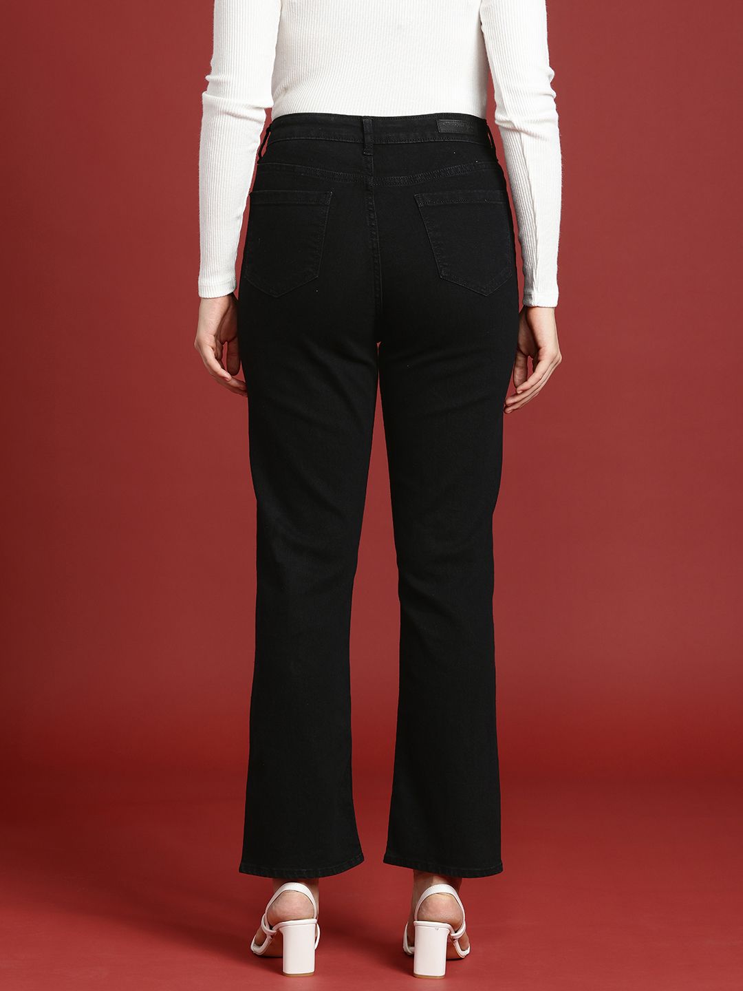 all about you Women Straight Fit High-Rise Stretchable Jeans