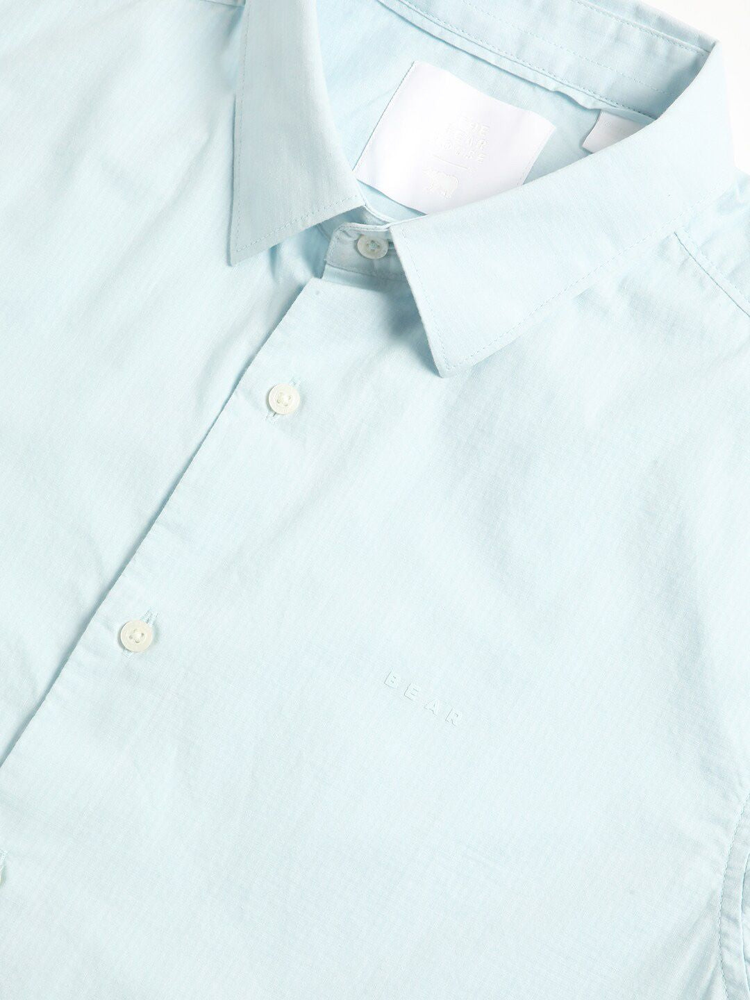 THE BEAR HOUSE Slim Fit Cotton Casual Shirt