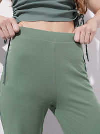 DressBerry Women Coastal Cool Satin Swank Wide Leg Trousers