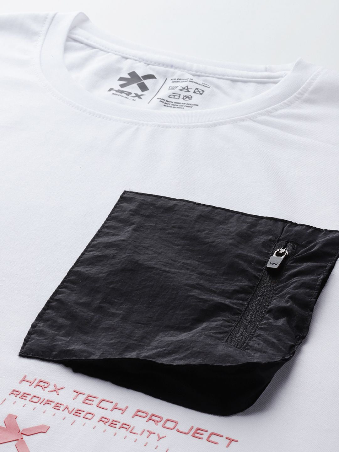 HRX by Hrithik Roshan Pocket-Detail T-shirt