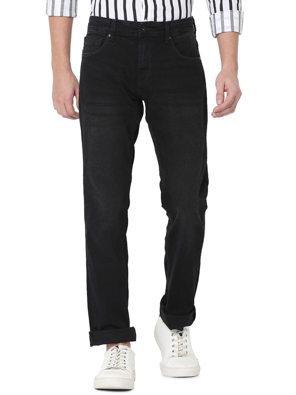 SPYKAR Men Comfort Straight Fit Light Fade Stretchable Jeans