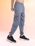 HRX by Hrithik Roshan Men Mid-Rise Rapid-Dry Cargo-Style Training Joggers