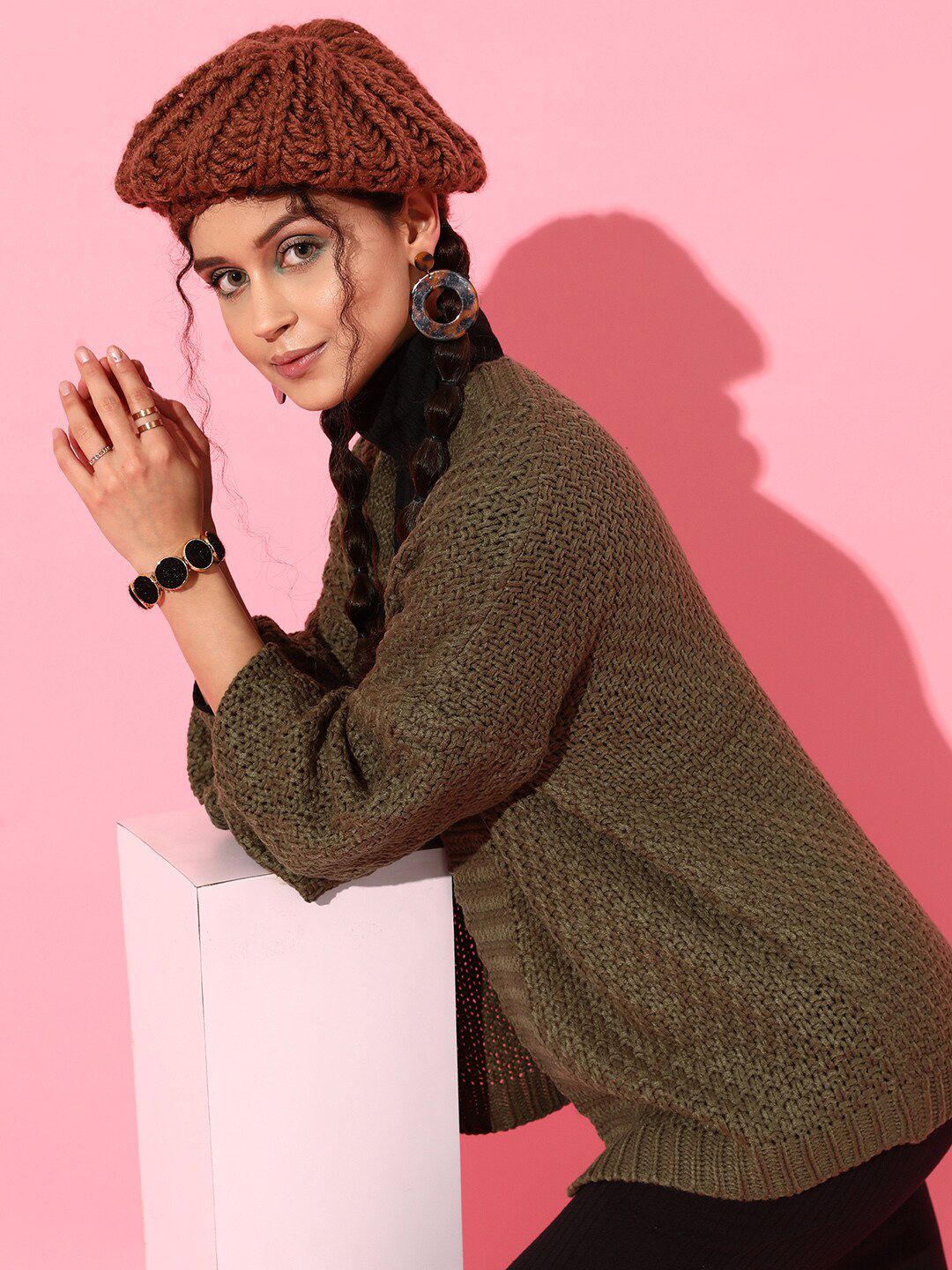 STREET 9 Women Brown Sweater