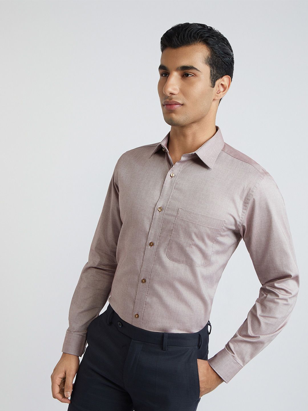Raymond Slim Fit Opaque Formal Shirt