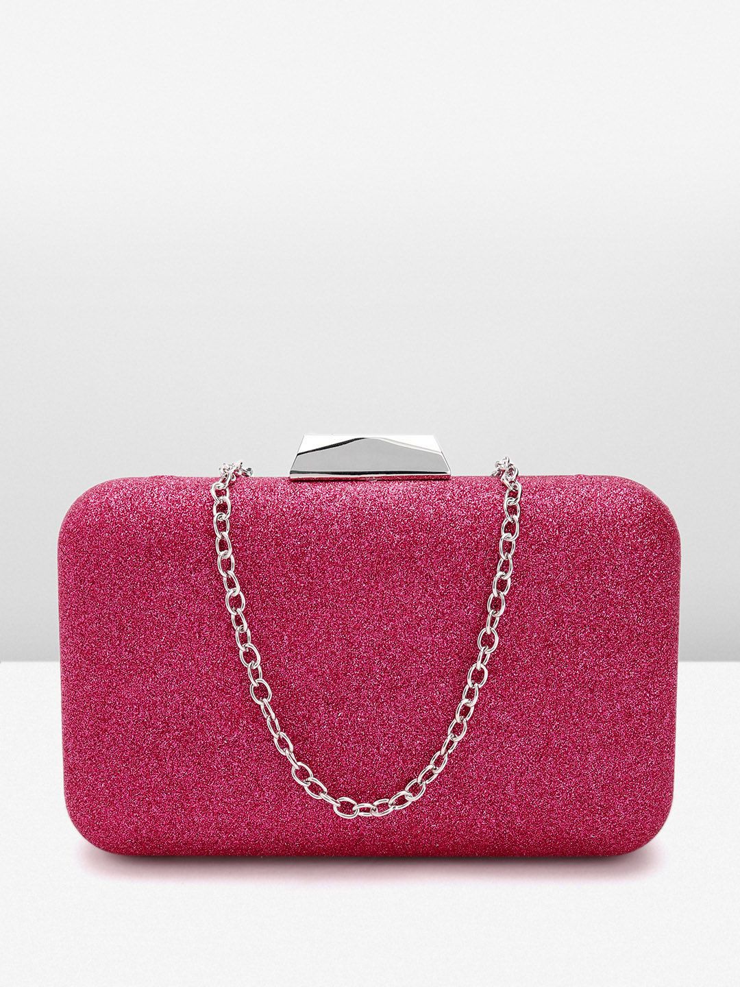 Lino Perros Women Glittery Effect Box Clutch