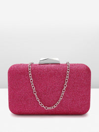 Lino Perros Women Glittery Effect Box Clutch