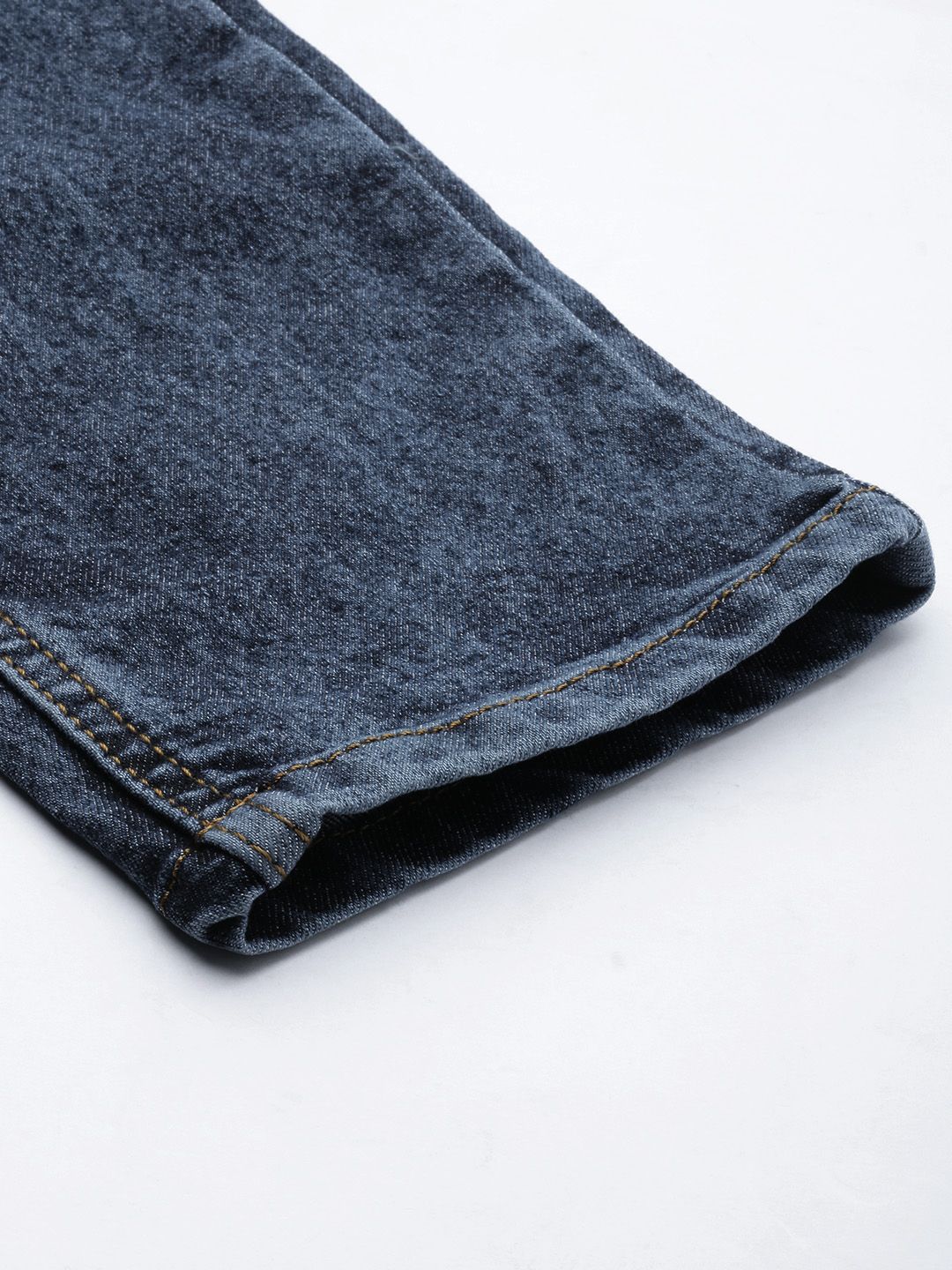 The Indian Garage Co Men Blue Slim Fit Light Fade Stretchable Jeans