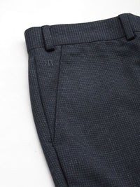 Raymond Men Checked Slim Fit Formal Trousers