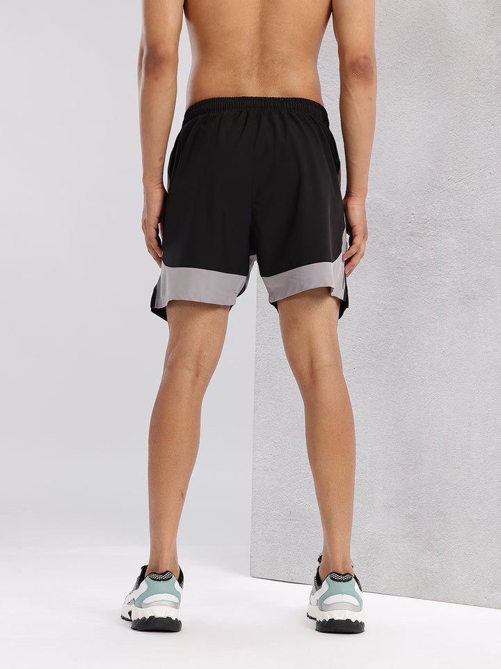 HRX by Hrithik Roshan Men Colourblocked Rapid-Dry Running Shorts
