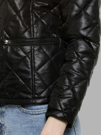 Kampus Sutra Mandarin Collar Windcheater Luar Selimut Jaket Puffer