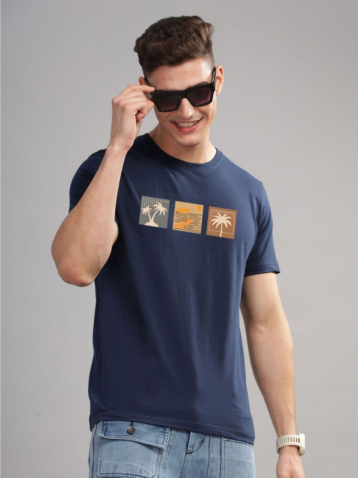 ADRO Men Printed T-shirt