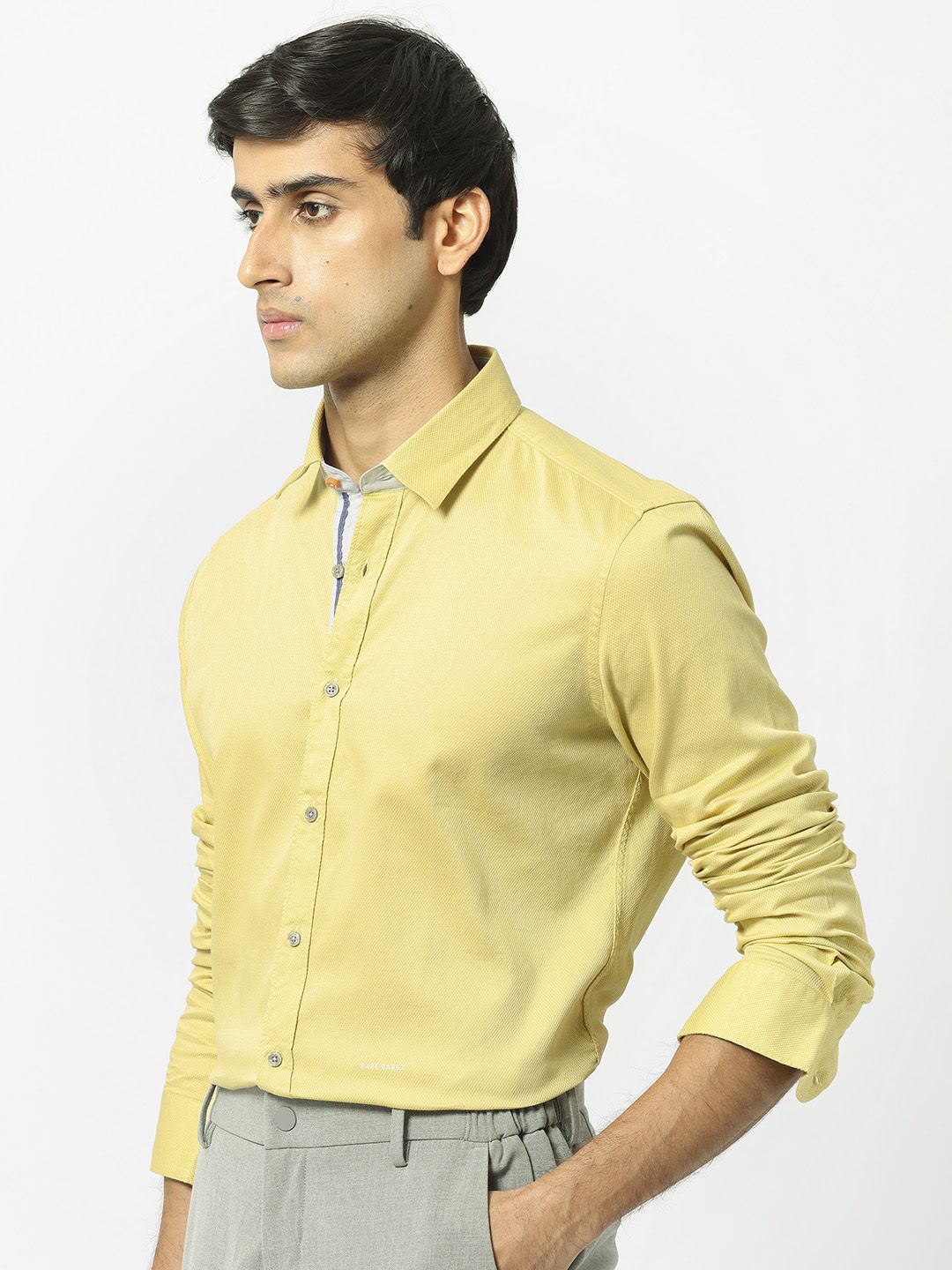RARE RABBIT Men Monds Slim Fit Cotton Shirt