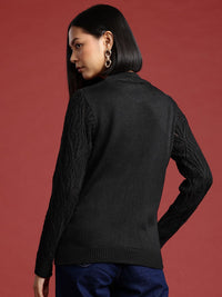 all about you Cable Knit Self-Design Pullover