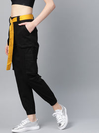 STREET 9 Women Black Cargos