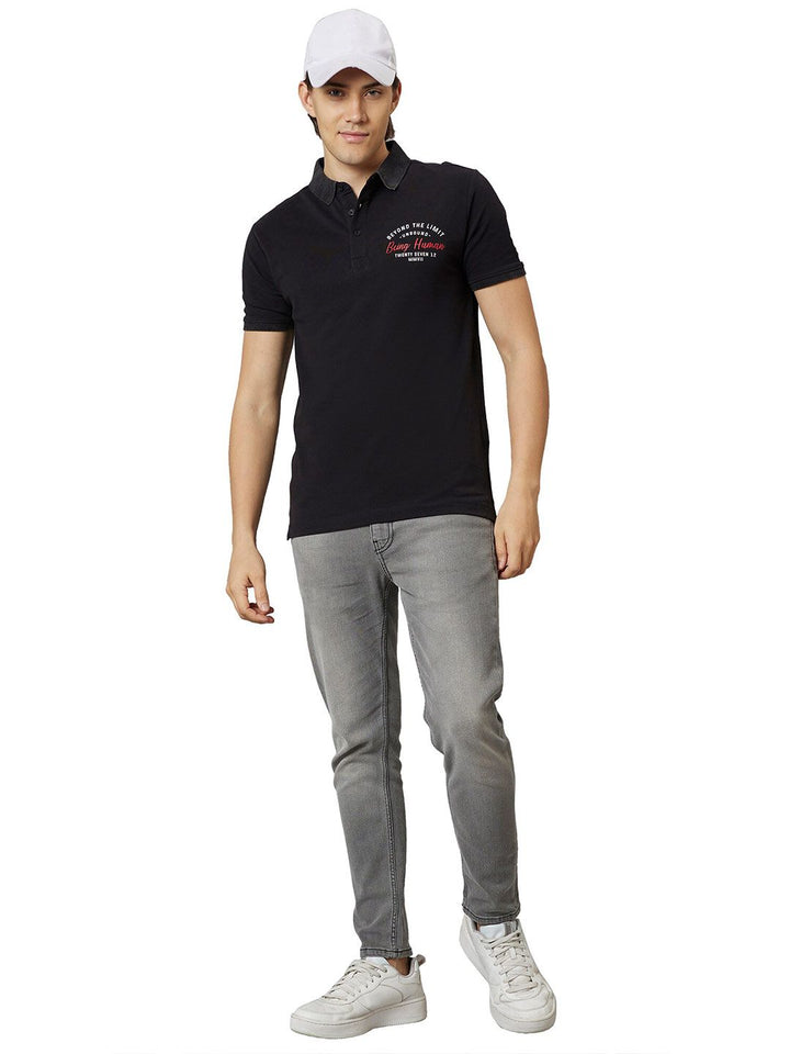 Being Human Polo Collar Cotton Regular T-shirt