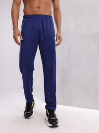 HRX by Hrithik Roshan Men Mid-Rise Rapid-Dry Fit Running Track Pants with Side Slits