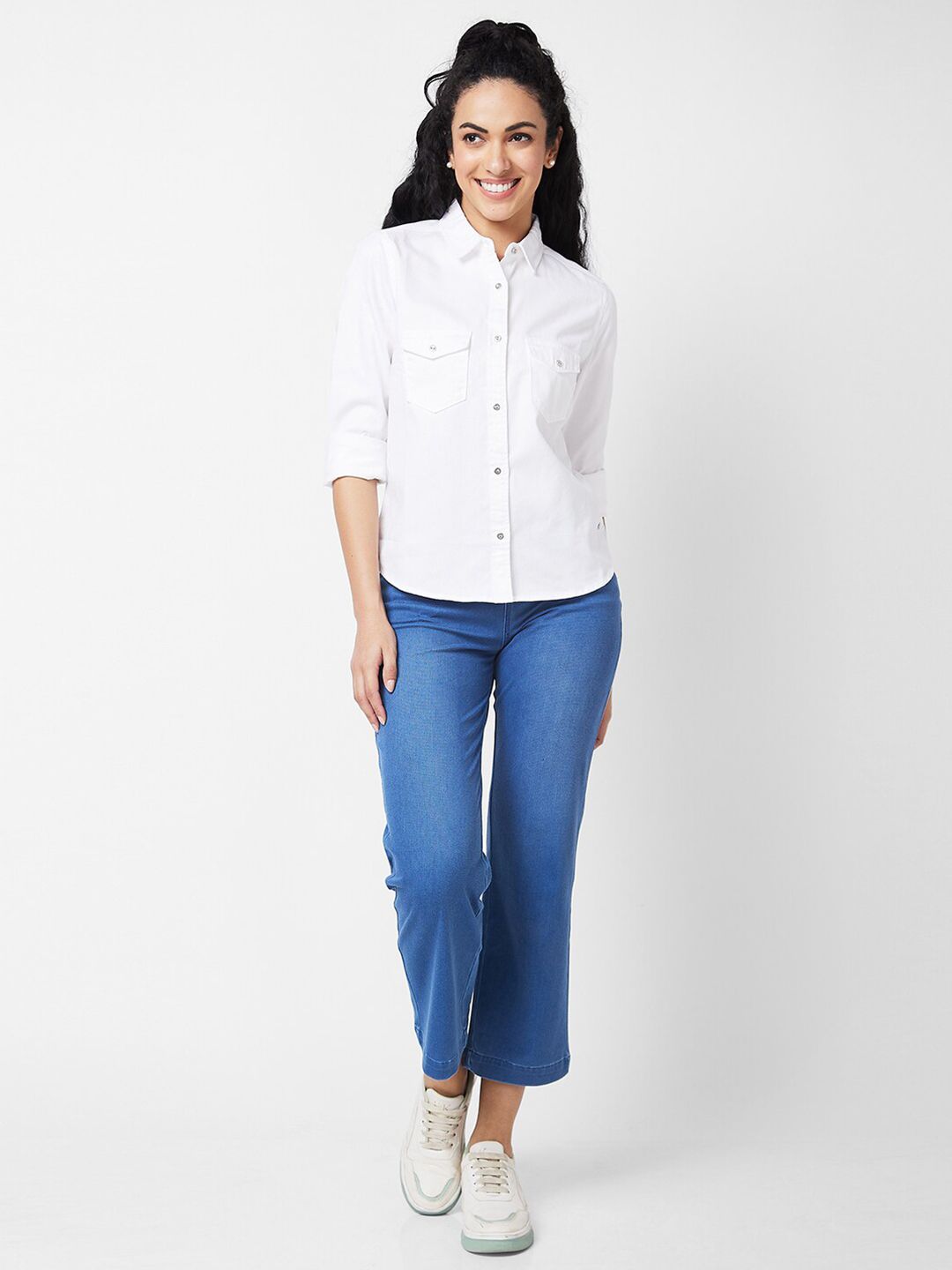 SPYKAR Women Opaque Casual Shirt