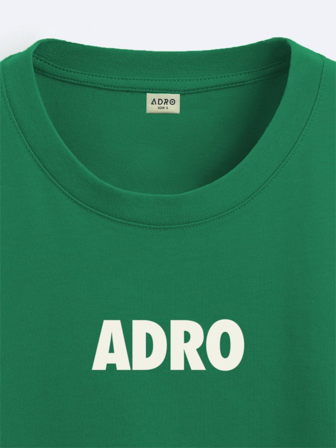 ADRO Men Graphic Printed Round Neck Cotton Oversized T-Shirt