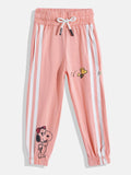 Happy Faces Girls Peanuts Print Pure Cotton Joggers