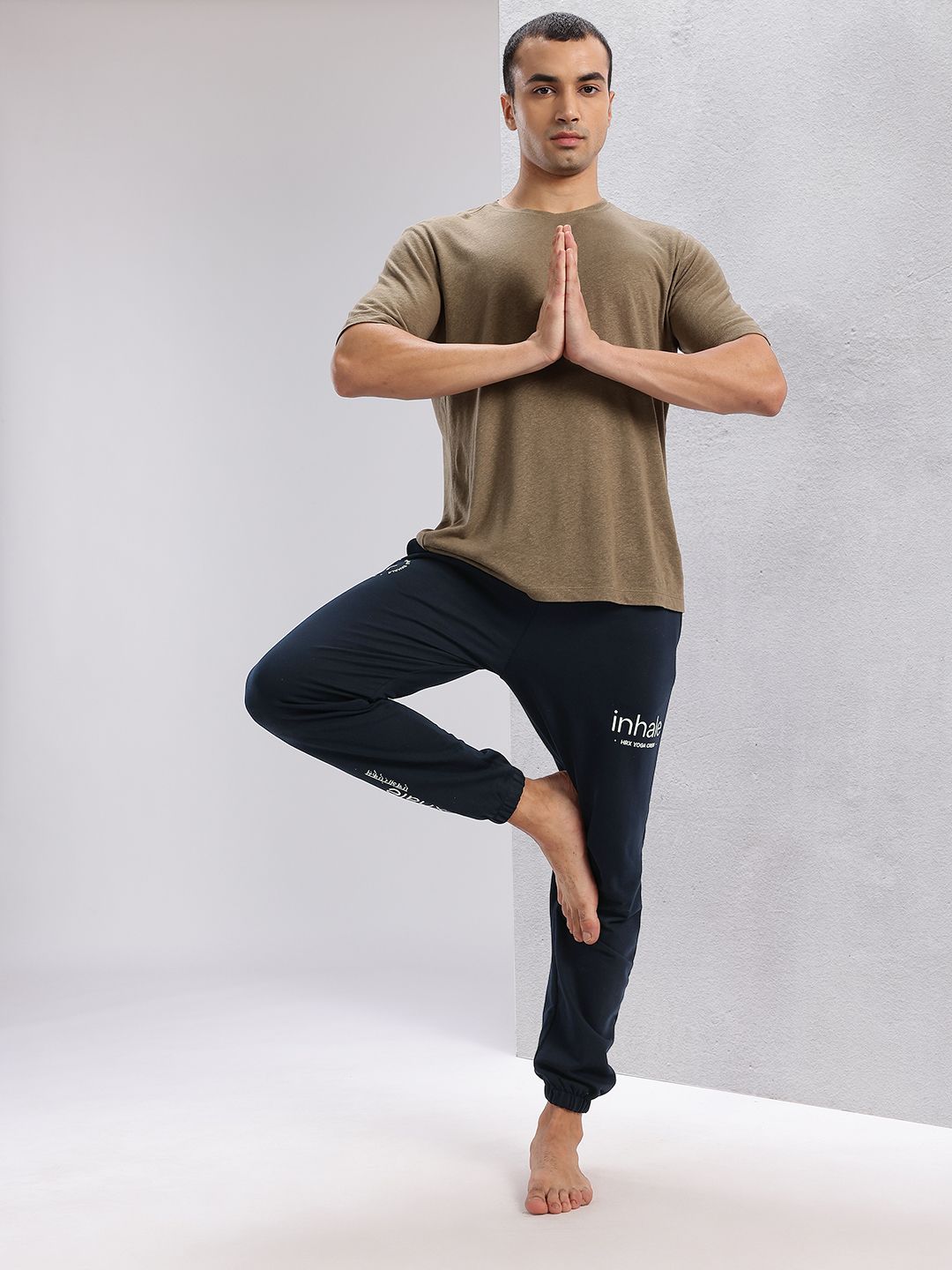 HRX by Hrithik Roshan Men Typography Printed Yoga Joggers