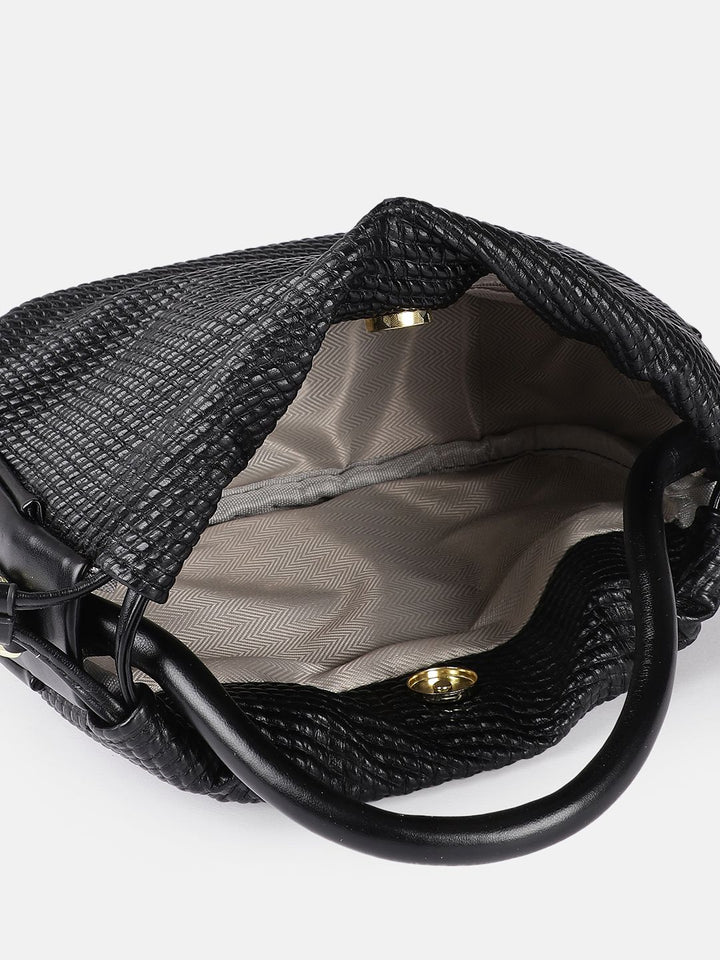DressBerry Textured Bucket Handheld Bag