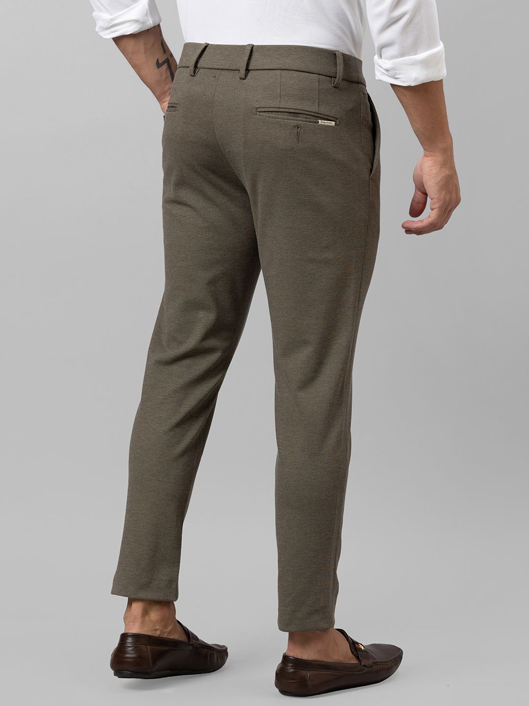 Being Human Men Khaki Solid Trousers