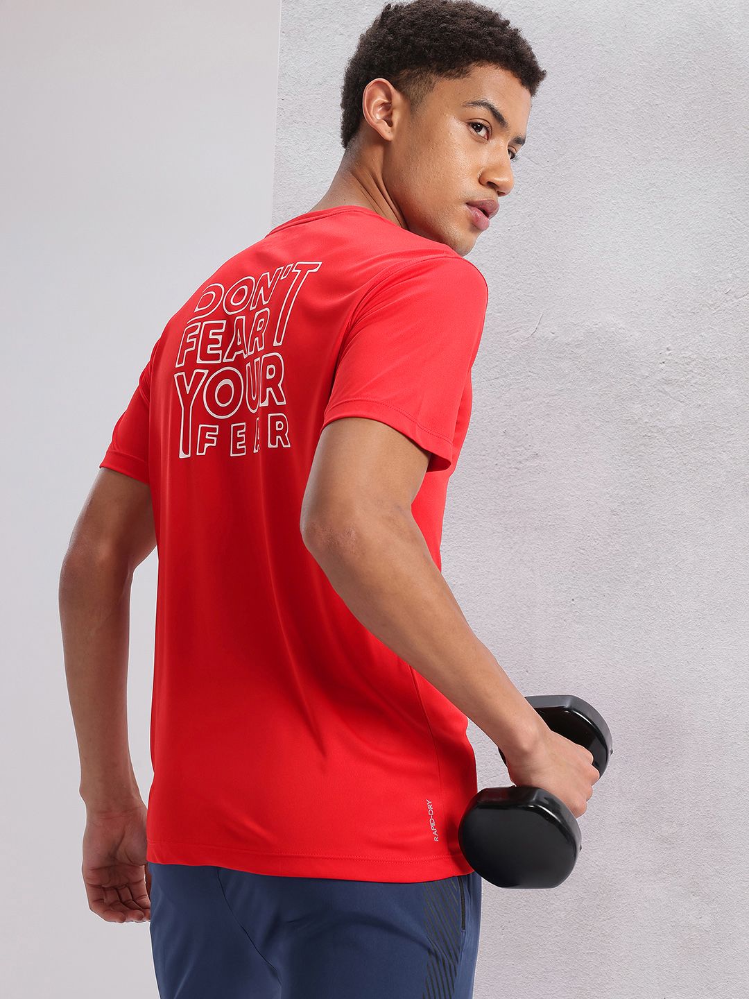 HRX by Hrithik Roshan Printed Rapid-Dry Training T-shirt