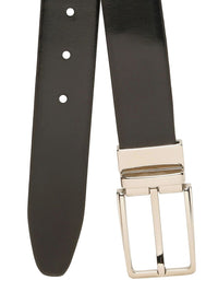 Teakwood Leathers Men Leather Reversible Formal Belt