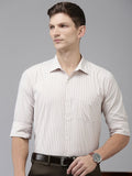 Park Avenue Slim Fit Opaque Striped Formal Shirt