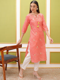 Vishudh Floral Printed Regular Pure Cotton Kurta with Trousers & With Dupatta