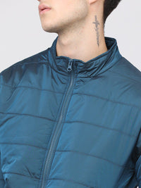 HIGHLANDER Men Green Solid Puffer Jacket