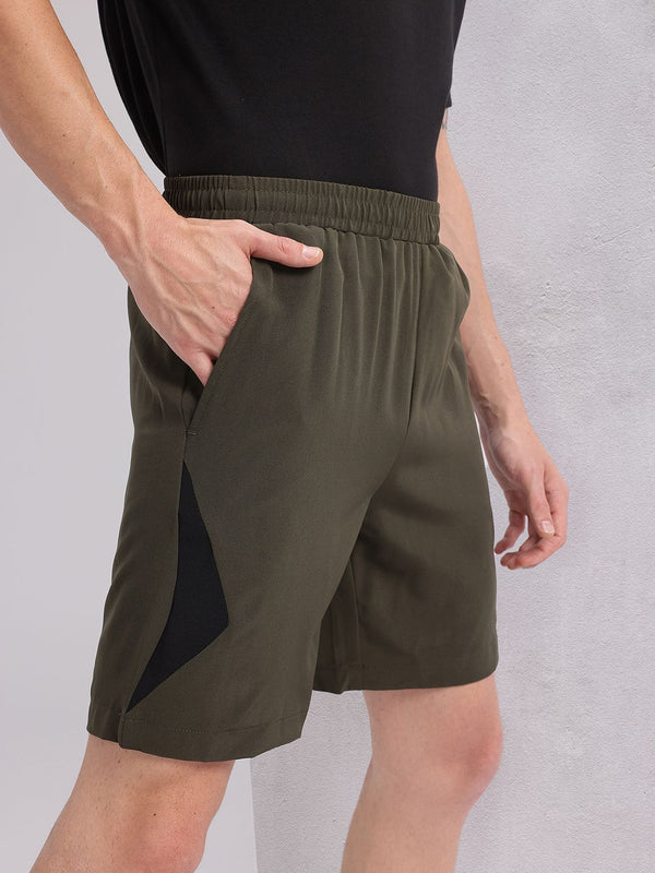 HRX oleh Hrithik Roshan Men Striped Lifestyle Shorts