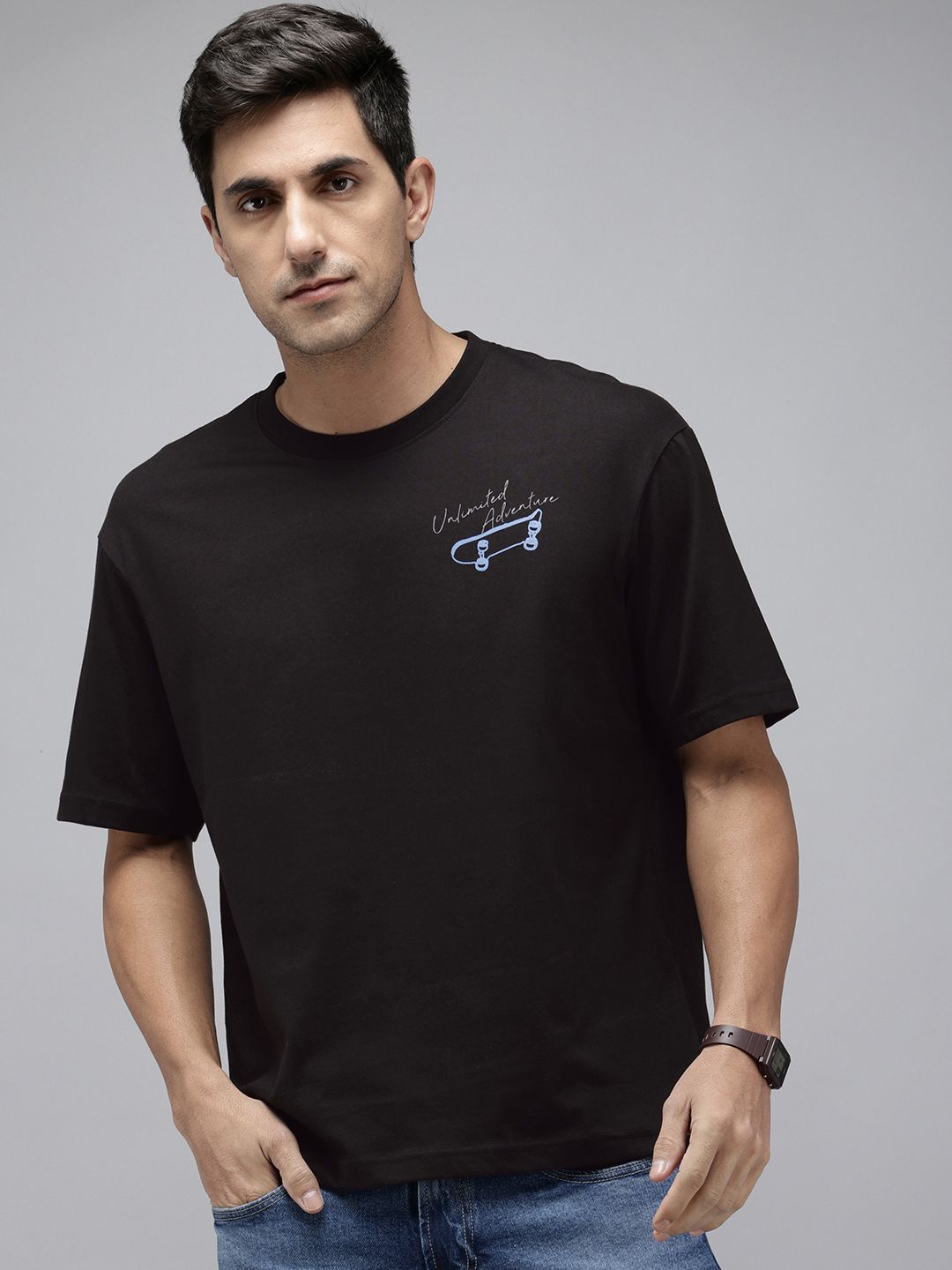 SPYKAR Graphic Printed T-shirt