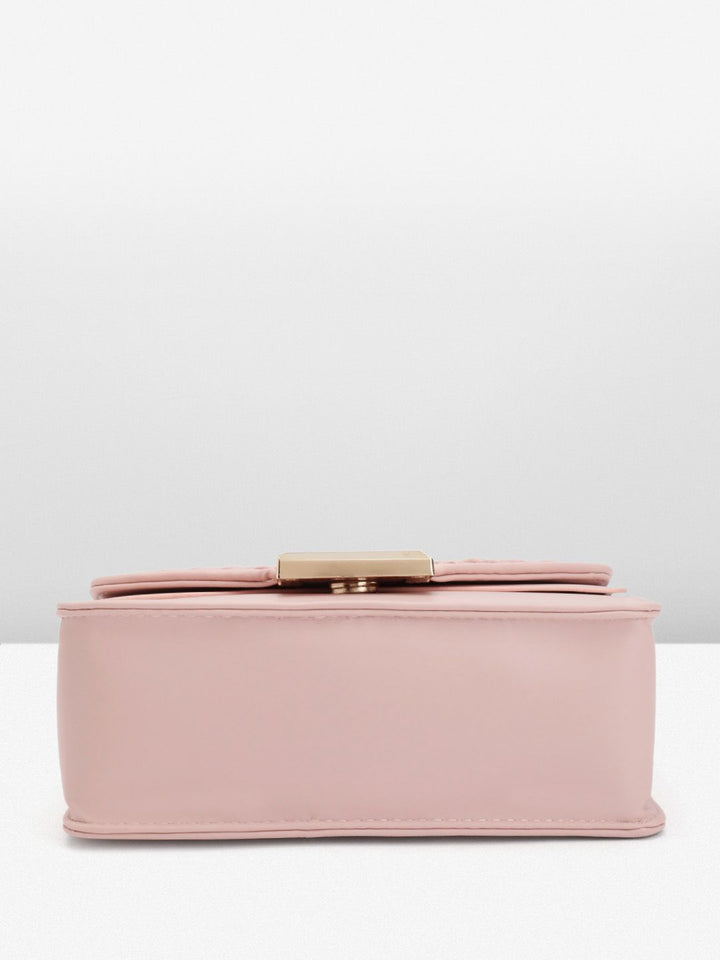 DressBerry Textured Structured Satchel