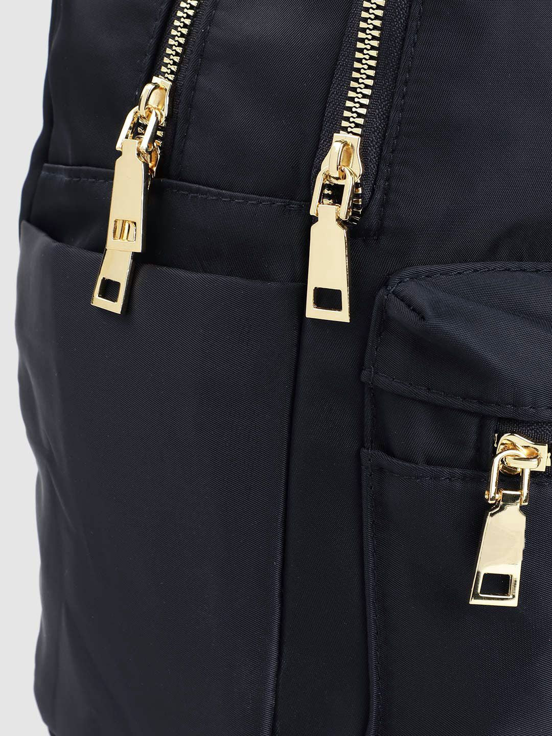Lino Perros Women Navy Blue Backpack with 11 Inch Tablet Sleeve