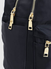 Lino Perros Women Navy Blue Backpack with 11 Inch Tablet Sleeve