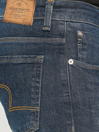 SPYKAR Men Low-Rise Heavy Fade Whiskers & Chevrons Slim Fit Jeans