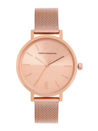 French Connection Women Multicoloured Dial & Multicoloured Stainless Steel Bracelet Style Straps Analogue Watch