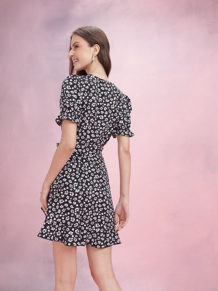 DressBerry Floral Printed A-Line Dress