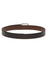 Teakwood Leathers Men Textured Leather Reversible Formal Belt