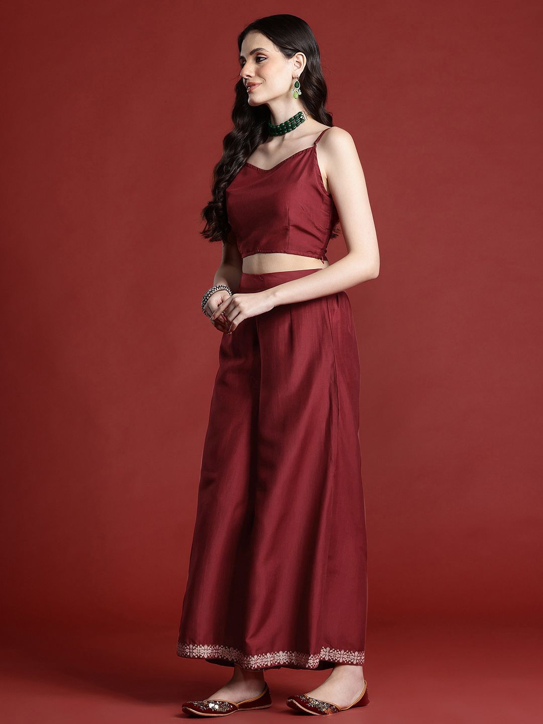Anouk Ethnic Embellished Co-Ord Set