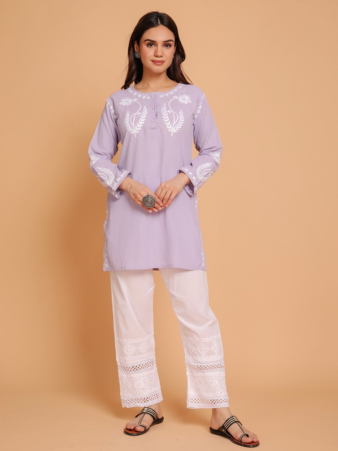 HOUSE OF KARI Printed Handloom Kurta